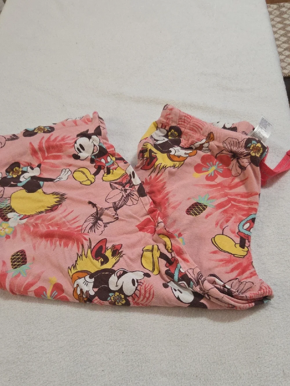 DISNEY MICKEY AND MINNIE MOUSE CAPRI PAJAMA PANTS - Picture 2 of 5
